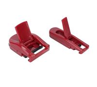 ZJchao Les Curracles de Cils, 2pcs Grand Angle et Outil de Curling Partiel Crée l'ouverture des Yeux des Cils Levés Curler Curler pour Les pour duré (rouge)