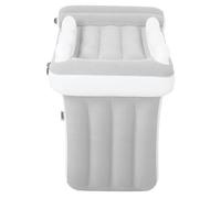 ZJchao Lit D'avion Gonflable pour Tout-petit, Matelas Pneumatique floqué épais, Extension de Siège de Voiture Pliable avec Garde-corps Latéraux, pour les Voyages (GREY)