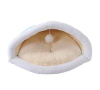 ZJchao Lit pour Chat, Tente pour Chien, Lit Mignon pour Chat, Cachette pour Chat d'intérieur, Couverture Lavable, Confortable, Doux et Chauffant, Lit de Poche pour Chats, Chiots,