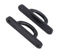 ZJchao Loquets de Capuchon de Camion à Boucle en D, Plaque D'anneau en pour Capuchon de Camion 2 Pièces 5423020000 Loquet Rotatif de Remplacement Plaques de Gâche en en Métal pour Portes en Verre