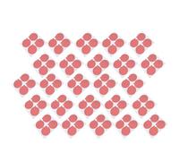 ZJchao Lot de 100 Couvercles de Dosettes de café Auto-adhésifs en Aluminium de 37 Mm pour Fermeture étanche avec Languette de Traction pour Garder le café Frais et Savoureux (rouge)