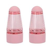 ZJchao Lot de 2 Applicateurs de Sérum pour Cuir Chevelu de 6 Ml avec 5 Aiguilles en Laiton et Capuchon en Silicone, Distributeur Précis D'huile Capillaire pour, Sérums p (1 jeu)