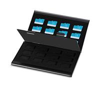 zjchao Lot de 24 étuis pour Cartes mémoire et Carte TF en Alliage d'aluminium Support de Carte SD Carte Mémoire Antichoc 9,3 x 6 x 1 cm
