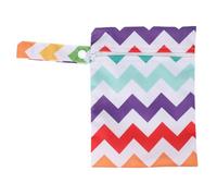 ZJchao Lot de 3 Sacs Humides et Secs Réutilisables avec Fermeture éclair et Poignée à Pression, Imprimés, pour Couches Lavables, Maillots de Bain, Vêtements Mouillés (B10)