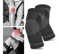 ZJchao Manche du Genou, 1 Paire de Genoux de Compression Gentille de Genou pour Hommes Contrepoids pour Femmes pour les Genoux pour Douleurs au pour Courir, Basket-ball, Volley-ball, Haltérophilie,