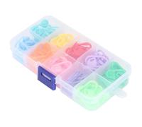 ZJCHAO marqueur de tricot en plastique 100 Pcs Tricot Point Marqueur Compteur Crochet Verrouillage Aiguille Clip Avec Étui De
