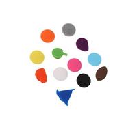 ZJchao Marqueurs de Boissons en Silicone pour Verres à Vin, Formes 3D élégantes, Identifiant de Verre pour Fêtes de Mariage, 12 Couleurs Uniques, 12 Pièces (Jeux de ballon)