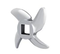 ZJchao Mélangeur Remplacement du Remplacement de la Lame du Hachoir à Viande en Acier Inoxydable Compatible avec le Couteau Hachoir 32# pour un Broyage sans Effort (22#)