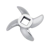 ZJchao Mélangeur Remplacement du Remplacement de la Lame du Hachoir à Viande en Acier Inoxydable Compatible avec le Couteau Hachoir 32# pour un Broyage sans Effort (12#)