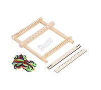 ZJchao Métier à Tricoter, Métier à Tisser pour Enfants, Opération Facile, Coordination œil Main Kit de Métier à Tisser en Bois Universel en Bois pour Adultes