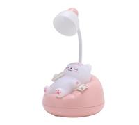 ZJchao Mignon Cat Night Light Lampe 3 Niveaux de luminosité Lumière Chaude avec une Lueur Douce pour la Décoration de la Maison Moderne Lampe de Chevet Animal de Nuit