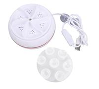 ZJchao Mini Machine à Laver Portable, Lave-linge à Essorage par Turbine alimenté par USB avec Système à Double Turbine pour les Voyages, le Camping, les Résidences étudiantes