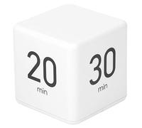 ZJchao Minuterie Numérique Cubique avec Affichage pour Une Gestion Efficace du Temps pour la Maison, la Cuisine, l'école et Le Bureau (15-20-30-60 Minutes)