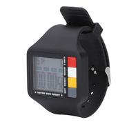 ZJchao Montre de Sport Numérique pour Hommes, Chronomètre avec Veilleuse LED, Alarme, étanche jusqu'à 50 M, Bracelet en PU, Style Militaire Antichoc, Montre D'extérieur