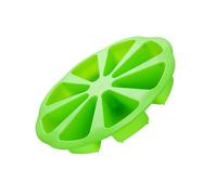 ZJchao Moule à Gâteau Polyvalent Antiadhésif en Silicone à 8 Cavités avec Construction de Protection Thermique Flexible pour la Cuisson de Gâteaux, Pain, Muffins, Pizza (GREEN)