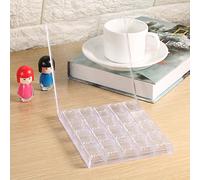 ZJchao Organisateur de Bijoux, Organisateurs de Bijoux et Stockage avec un de Perles de Couvercle Indépendant pour le Stockage des Décorations de Nail Art, des, des Perles