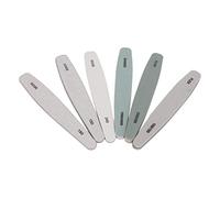 ZJchao Outil de Manucure de Fichier de Ongles, Fichier D'éclairage de Tampon à Ongles Lavable et Durable avec 6 Outils pour le Salon et le Nail Art du Salon, adapté aux Ongles, aux