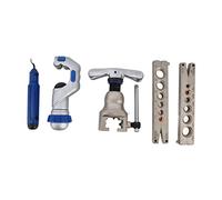 ZJchao Outil D'évolution, Pouce Métrique D'outil de Fuite D'outil D'évolution Kit de Service de Tuyau de Tuyau en Cuivre Cutter HVAC Outils avec Coupe-Tuyau pour la Connexion du Tuyau