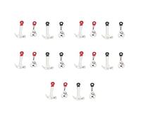 ZJchao Outils de Travail Miniatures, 20pcs Dollhouse Repair Tools House Hammer Hammer Kit Miniature Dollhouse Accessories Simulation Tools Repair Simulation de Maintenance