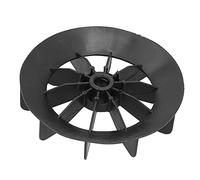 ZJchao Pale de Ventilateur de Petit Compresseur d'air, Pale de Moteur en Ligne Directe, Diamètre Extérieur de 150 Mm, Type de Boule d'arbre de 14 Mm, de Ventilateur en Plastique à Faible Bruit