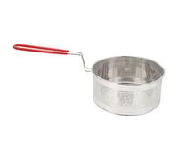 ZJchao Panier de Friteuse, Panier de Pâtes pour Bouillonner des de Frite en Acier Inoxydable avec Une Manche Ergonomique de Friture pour Pot pour Les Frites, Les Pieds de Poulet, Les Anneaux (Grand