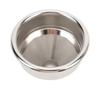 ZJchao Panier Filtrant Conique de 58 Mm pour Porte-Filtre sans Fond, Filtre de Machine à café en Acier Inoxydable, Compatible avec les Machines à Expresso, Insert de Groupe de Brassage en Métal 304