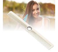 ZJchao Peigne de Coupe Rotatif, Outil de Coiffure Professionnel avec Rotation Fluide sur Roulement à Billes pour une Coupe et un Coiffage effort. Convient à les Types de Cheveux, (WHITE)