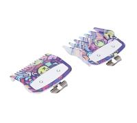 ZJchao Peigne Guide pour Tondeuse à Cheveux, Dents Arrondies pour des Coupes Sûres, Facile à Installer avec des Chiffres Clairs, pour la Plupart des Tondeuses à Cheveux, Ensemble de 3