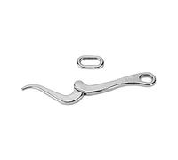 ZJchao Pélican Hook 4in à Libération Rapide pour Manille | ACCESSOIR des BATAUX DE Mariage MARIRE DE MARIRE DE du 316 DURANCÉS | Raccord DE Bateau Résistant à la Corrosion pour Une Fixation Sécurisée