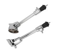 ZJchao Pieds de Grosse Caisse, 2 Pièces éperons de Batterie de Dérapage Accessoire d'instrument de Musique Ensemble de Jambes de Batterie Professionnel Support de Basse Support de pour le