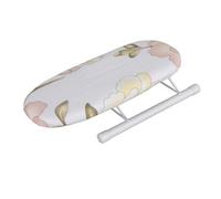 ZJchao Planche à Repasser Pliante Planche à Repasser Pliable - à de Table Peu Encombrante pour Manches, Poignets et Cols - et Pratique pour la Maison ou Les Voyages (Pivoine)
