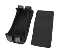 ZJchao Plateau à Collations pour Poussette, Fixation Universelle avec Matériau Anti-déversement et Essuyable, Panneau de Support intégré pour les Collations et la Console Parentale, (L)