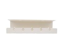 ZJchao Plateau de Gestion des Câbles sous Le Bureau, Organisateur de Câbles de Grande capacité de 40 Cm avec Deux Méthodes de Montage, Conception Ventilée pour Le Bureau et la Maison (White)
