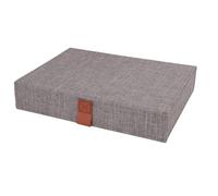 ZJchao Plateau de Rangement pour Lunettes de Soleil, 8 Grilles, Support pour Lunettes avec Intérieur rembourré pour, Montres, Présentoir de Bijoux, Tissu Oxford 33 X 24 X 6 Cm