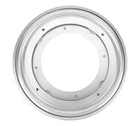 ZJchao Plateaux de Service en Rotation, Plate-Forme en Rotation Turning Turning Board Round Plaque de Pivot Hardware Vable (Turton Rond galvanisé de 8 Pouces)