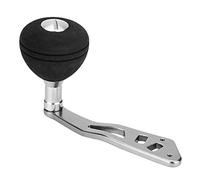 ZJchao Poignée en Moulinet de Pêche, Poignée en Bobine Tournante avec Certains Accessoires Eva Metal Single Fishing Rocker Crank Passage pour la Roue à Casting d'appâts