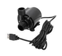 ZJchao Pompe à Eau, Pompe de Fontaine USB sans Balais, de Bassin, à Eau DC 5 V 4 W 180 Cm, Levage IP68, à Submersible Ultra Silencieuse pour Aquarium, 3,74 X 2,04 X 2,75 Pouces