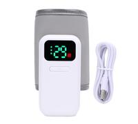 ZJchao Porceau de Réchauffeur de Bouteille Portable, Réchauffeur de Lait Rechargeable, avec un Chauffage Rapide et des Réglages de Température Personnalisables Techning Intelligent