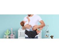 ZJchao Porte-bébé du porte-bébé Taille Tâne du Support pour Tout-petit de Poche Fanny Pack pour les Nouveau-nés Gris foncé