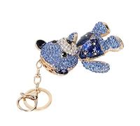 ZJchao Porte-clés d'ours, Charme du Sac avec une Boucle élastique Conçue par des Professionnels avec un Alliage de Zinc, un Matériau en Tchèque Porte-clés Bling pour Diverses Occasions