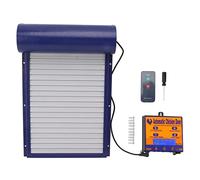 ZJchao Porte de Poulailler Automatique, 3 Modes Programmables en Aluminium Poulet Coopératives de Poulet Ouvreur de Portes de Poulet Porte avec Capteur D'éclairage de Minuterie (Blue)
