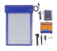 ZJchao Porte de Poulailler Automatique, Ouvre-Porte de Poulet à énergie Solaire, Minuterie Programmable Quotidienne, Ouvre-Porte de Poulet électrique pour Un élevage de Poulet en Toute