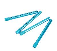 ZJchao Poteaux de Carrosserie de Voiture RC - 4 Pièces en Alliage d'aluminium Colonne de Coque de Voiture RC pour HSP 1/10 1227 (Blue)