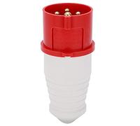 ZJchao Prise à 3 Broches, Adaptateur de Prise à Angle Droit ABS, en Laiton Fiches électriques à 3 Broches Avec une Tension Nominale de 380-415 V et un Courant Maximum de 16 A pour Vos Appareils