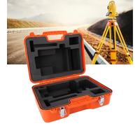 ZJchao Prism Total Station de Transport Case de Transport, Espace Généreux Double Lock Pression Légère Résistance Résisant Boîte D'instrument D'arpentage à Double Serrure Double Lock
