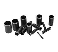 ZJchao Puncheur de Trou de Ceinture pour Cuir, Acier avec 15 Pcs Punch en Cuir Punch Hole Tool pour Artisanat en