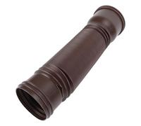 ZJchao Rain Gutter Downspout Extension de Gouttière de Gouttière Flexible en PE Extensible pour Extérieure pour Gouttières Rondes (Brown)
