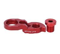 ZJchao Rallonge de Patte de Dérailleur, Crochets de Rallonge de Patte, Rallonge de Fermoir de Dérailleur Arrière de Vélo, Rallonge de Crochet de Queue de Cadre de Vélo, pour Vélo de (Rouge)