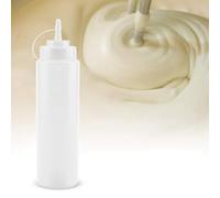 ZJchao Récipient à Sauce, Huile 720 Ml 10 Pièces/ensemble Distributeur de Condiments en Plastique pour Sauce, Huile, Crème et Vinaigre (WHITE)