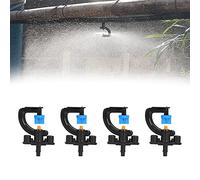 ZJchao Réfraction Atomisant Rotation de Type G Buse de Pulvérisation 20 Set Arrosage Sprinkler Irrigation Equipment for Gardens Greenhouses Nurseries Engineering Plastics 58 Mm 0,74 Mm